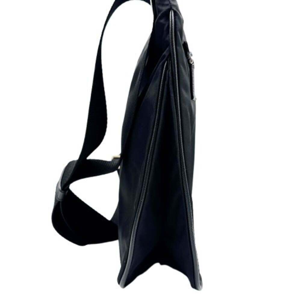 PRADA Black Leather Saffiano Shoulder Bag - Picture 4 of 9